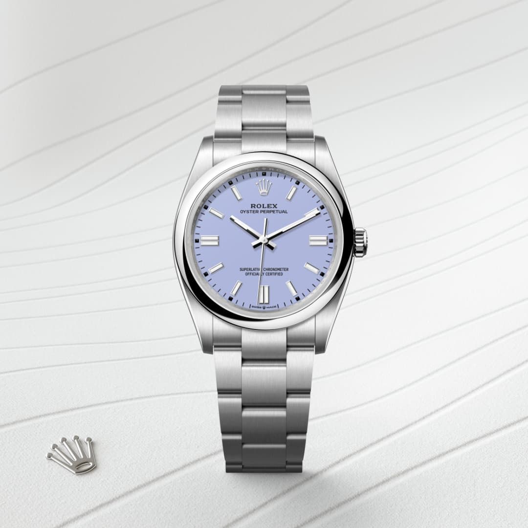 Rolex Oyster Perpetual Lavender Zr-Yz Premium  Replica Watch